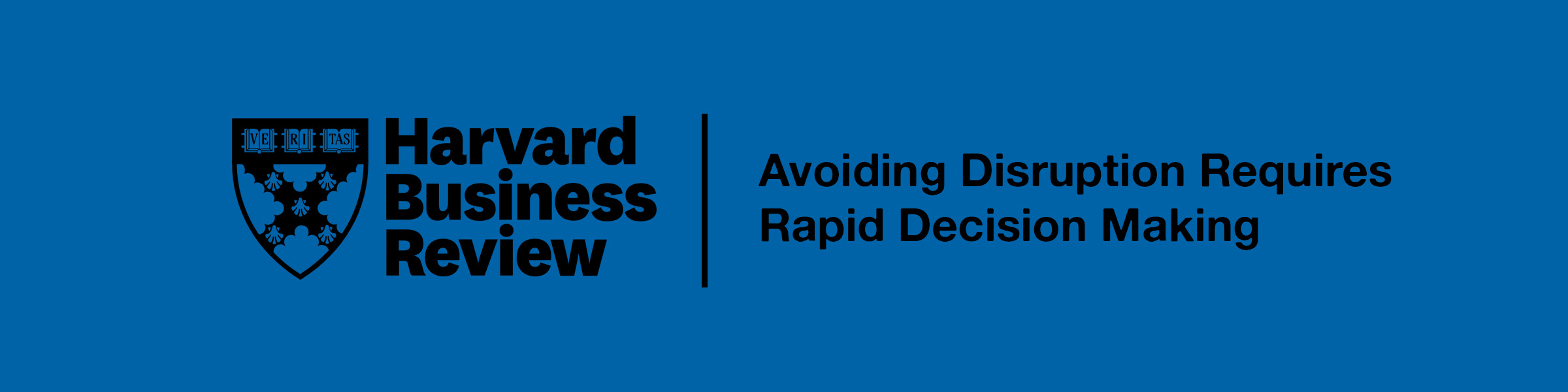 Avoiding Disruption Requires Rapid Decision Making